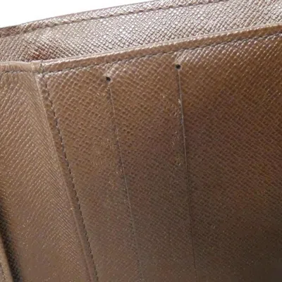 Pre-owned Louis Vuitton Ebene Coated Canvas Wallet (tri-fold) ()