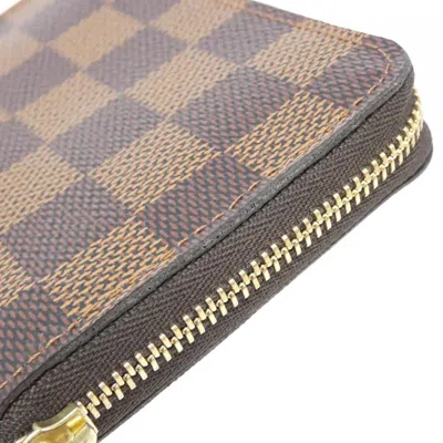 Pre-owned Louis Vuitton Ebene Rose Ballerine Coin Purse/coin Case ()
