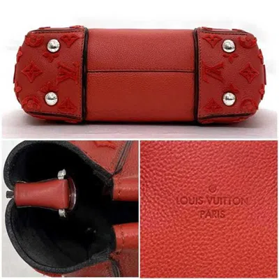 Pre-owned Louis Vuitton Framboise Red Color Leather Shoulder Bag Tote Bag ()
