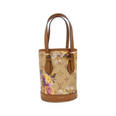 Pre-owned Louis Vuitton Gold Coated Canvas Shoulder Bag ()