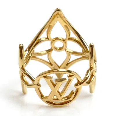 Pre-owned Louis Vuitton Gold Gold Plating Band Ring ()