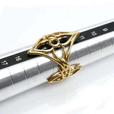 Pre-owned Louis Vuitton Gold Gold Plating Band Ring ()