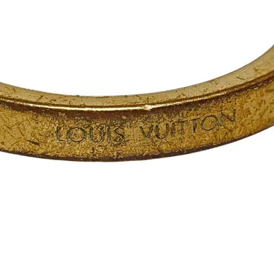 Pre-owned Louis Vuitton Gold Gold Plating Band Ring ()