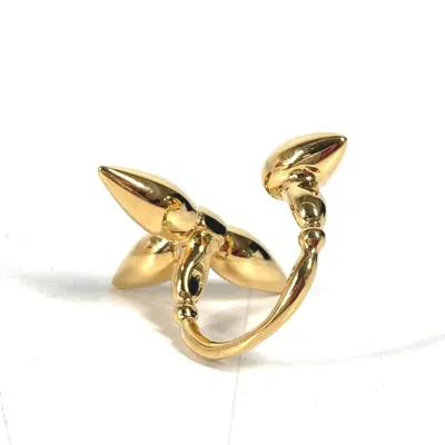 Pre-owned Louis Vuitton Gold Metal Band Ring ()