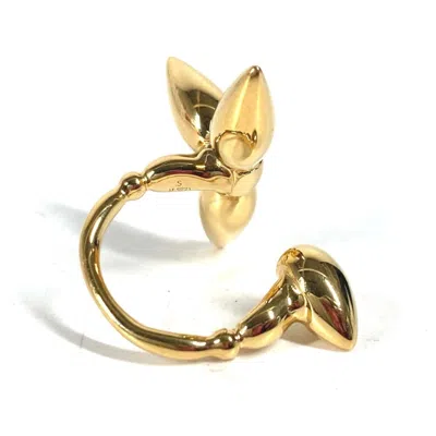 Pre-owned Louis Vuitton Gold Metal Band Ring ()
