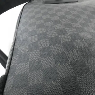 Pre-owned Louis Vuitton Graphite Coated Canvas Backpack ()