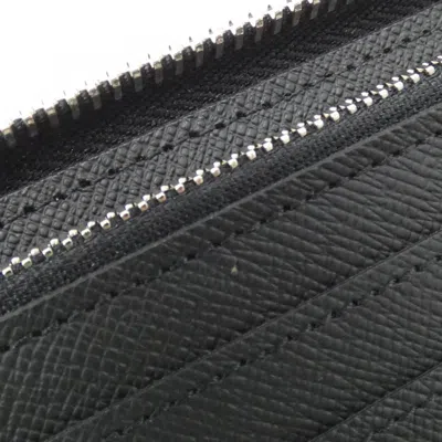 Pre-owned Louis Vuitton Graphite Coated Canvas Long Wallet (bi-fold) () In Gray