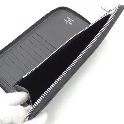 Pre-owned Louis Vuitton Graphite Coated Canvas Long Wallet (bi-fold) () In Gray