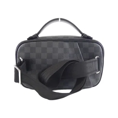 Pre-owned Louis Vuitton Graphite Coated Canvas Shoulder Bag ()