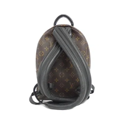 Pre-owned Louis Vuitton Marron Coated Canvas Backpack ()