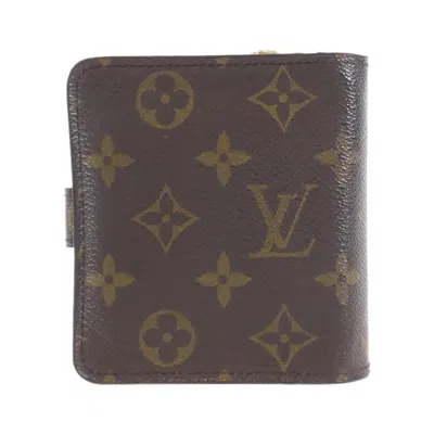Pre-owned Louis Vuitton Marron Coated Canvas Coin Purse/coin Case () In Brown