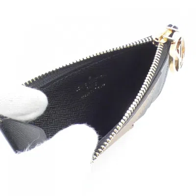 Pre-owned Louis Vuitton Marron Coated Canvas Coin Purse/coin Case ()