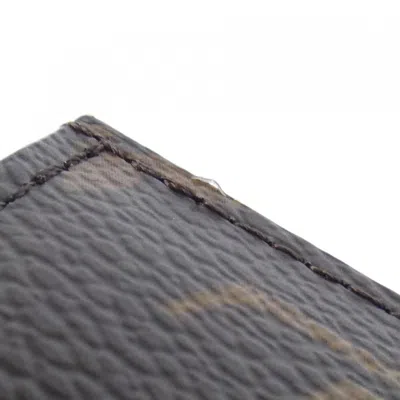 Pre-owned Louis Vuitton Marron Coated Canvas Coin Purse/coin Case ()