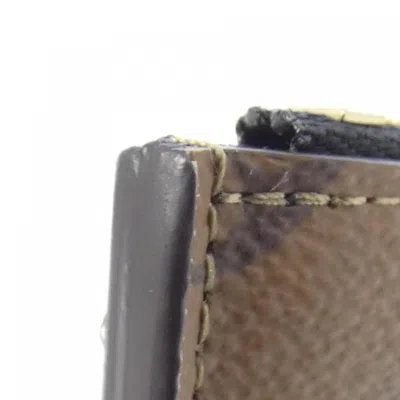 Pre-owned Louis Vuitton Marron Coated Canvas Coin Purse/coin Case ()