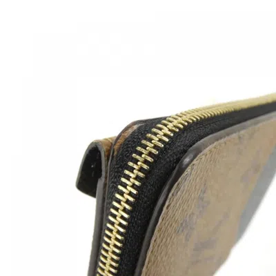 Pre-owned Louis Vuitton Marron Coated Canvas Coin Purse/coin Case ()