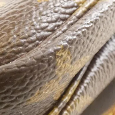 Pre-owned Louis Vuitton Marron Coated Canvas Shoulder Bag ()