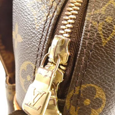 Pre-owned Louis Vuitton Marron Coated Canvas Shoulder Bag ()