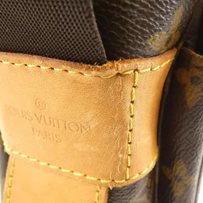 Pre-owned Louis Vuitton Marron Coated Canvas Shoulder Bag ()