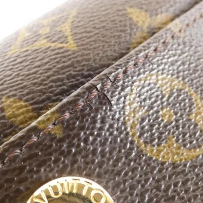 Pre-owned Louis Vuitton Marron Coated Canvas Shoulder Bag ()