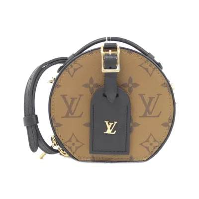 Pre-owned Louis Vuitton Marron Coated Canvas Shoulder Bag ()