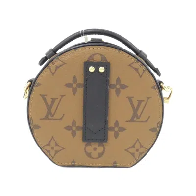 Pre-owned Louis Vuitton Marron Coated Canvas Shoulder Bag ()