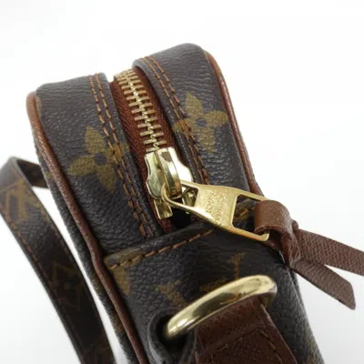Pre-owned Louis Vuitton Marron Coated Canvas Shoulder Bag ()