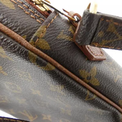Pre-owned Louis Vuitton Marron Coated Canvas Shoulder Bag ()