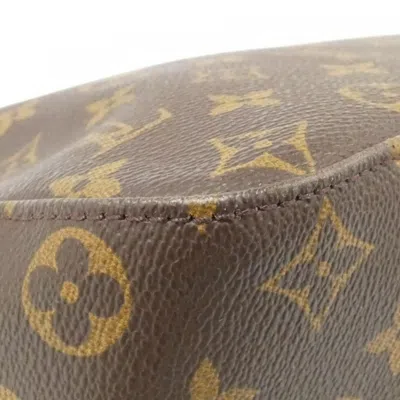 Pre-owned Louis Vuitton Marron Coated Canvas Shoulder Bag ()