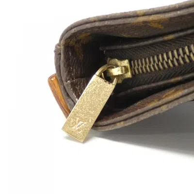 Pre-owned Louis Vuitton Marron Coated Canvas Shoulder Bag ()