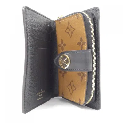Pre-owned Louis Vuitton Marron Coated Canvas Wallet (bi-fold) ()