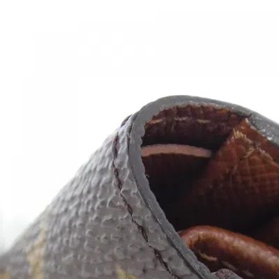 Pre-owned Louis Vuitton Marron Coated Canvas Wallet (bi-fold) () In Brown