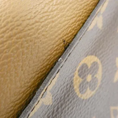 Pre-owned Louis Vuitton Marron Monogram Coated Canvas Long Wallet (bi-fold) ()