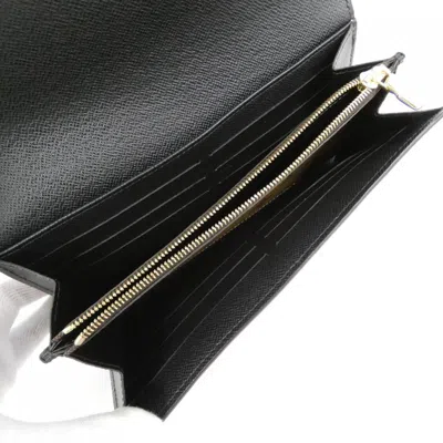 Pre-owned Louis Vuitton Marron Monogram Coated Canvas Long Wallet (bi-fold) ()