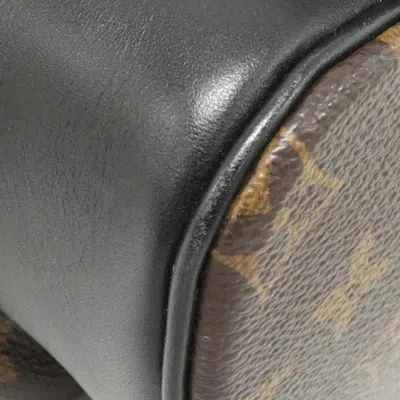 Pre-owned Louis Vuitton Marron Monogram Macassar Coated Canvas Backpack ()