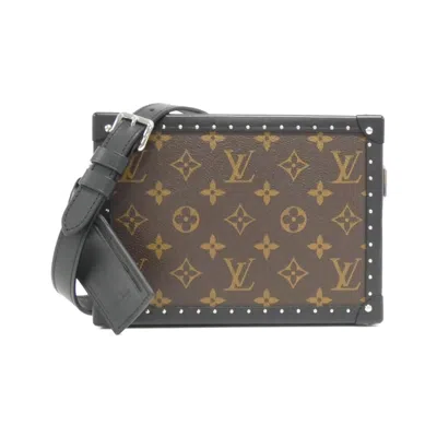 Pre-owned Louis Vuitton Marron Monogram Macassar Coated Canvas Clutch Bag Shoulder Bag ()
