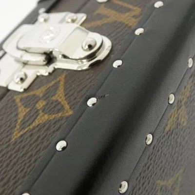 Pre-owned Louis Vuitton Marron Monogram Macassar Coated Canvas Clutch Bag Shoulder Bag ()
