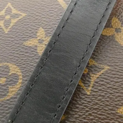 Pre-owned Louis Vuitton Marron Monogram Macassar Coated Canvas Clutch Bag Shoulder Bag ()