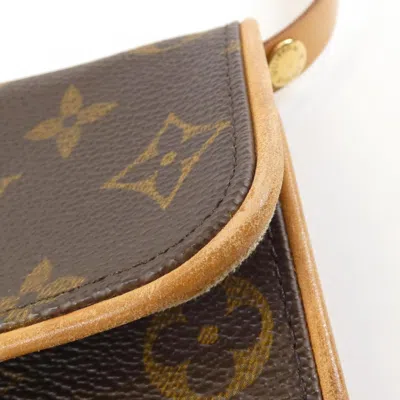 Pre-owned Louis Vuitton Marron Monogram Monogram Pochette Shoulder Bag ()
