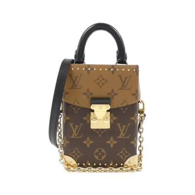 Pre-owned Louis Vuitton Marron Monogram Reverse Monogram Reverse Shoulder Bag ()