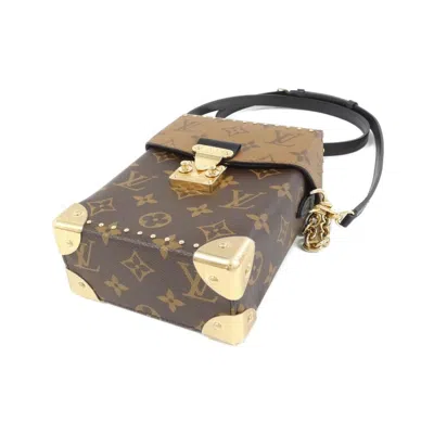 Pre-owned Louis Vuitton Marron Monogram Reverse Monogram Reverse Shoulder Bag ()