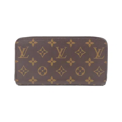 Pre-owned Louis Vuitton Marron Monogram Rose Ballerine Monogram Long Wallet (bi-fold) ()