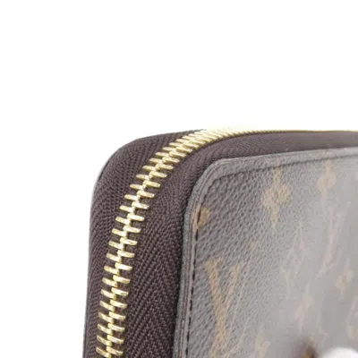 Pre-owned Louis Vuitton Marron Monogram Rose Ballerine Monogram Long Wallet (bi-fold) ()