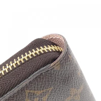 Pre-owned Louis Vuitton Marron Monogram Rose Ballerine Monogram Long Wallet (bi-fold) ()