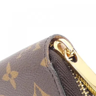 Pre-owned Louis Vuitton Marron Monogram Rose Ballerine Monogram Long Wallet (bi-fold) ()