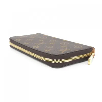 Pre-owned Louis Vuitton Marron Monogram Rose Ballerine Monogram Long Wallet (bi-fold) ()
