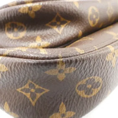 Pre-owned Louis Vuitton Marron Monogram Rose Clair Monogram Pochette Pouch Shoulder Bag ()