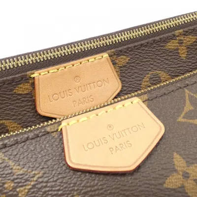 Pre-owned Louis Vuitton Marron Monogram Rose Clair Monogram Pochette Pouch Shoulder Bag ()