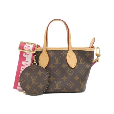 Pre-owned Louis Vuitton Marron Monogram Rose Monogram Pouch Shoulder Bag ()