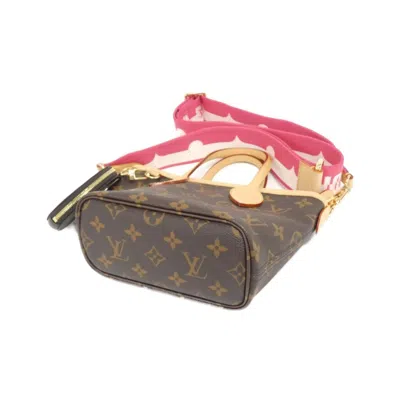 Pre-owned Louis Vuitton Marron Monogram Rose Monogram Pouch Shoulder Bag ()