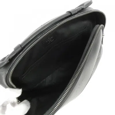 Pre-owned Louis Vuitton Monogram Eclipse Black Coated Canvas Shoulder Bag ()